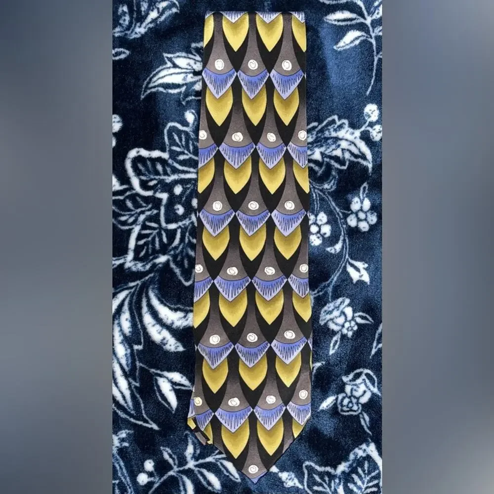 Vintage 90s Grateful Dead 100% Silk Casey Jones Fourth Set Mens Necktie